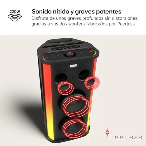 LG ▫️ STAGE501 - Altifalante Xboom Stage 501, Grande potência, 220 W 4