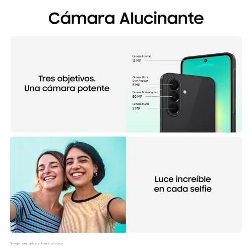 Samsung ▫️ Galaxy A27 5G 128 GB – Telemóvel com IA, Azul, Garantia de 3+1 anos 5