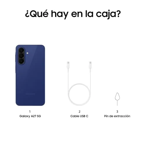 Samsung ▫️ Galaxy A27 5G 128 GB – Telemóvel com IA, Azul, Garantia de 3+1 anos 7