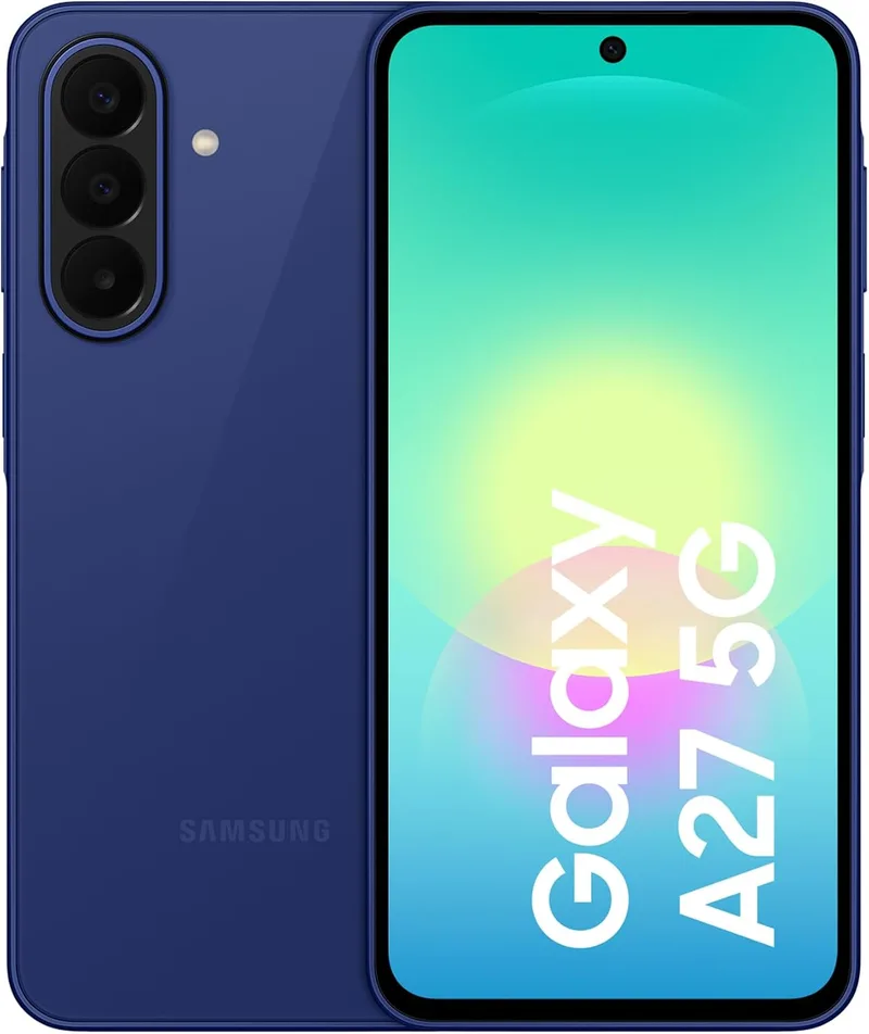 Samsung ▫️ Galaxy A27 5G 128 GB – Telemóvel com IA, Azul, Garantia de 3+1 anos
