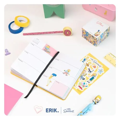 Grupo Erik ▫️ Agenda 2026-2027, pequena, Simpson 4