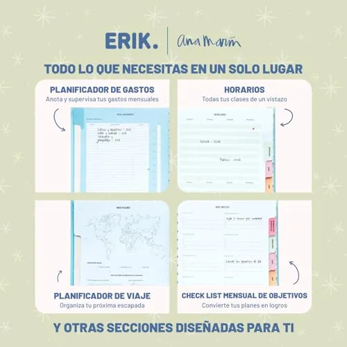 Grupo Erik ▫️ Agenda escolar 2026-2027 Semana Vista Ana Marin em espanhol 4