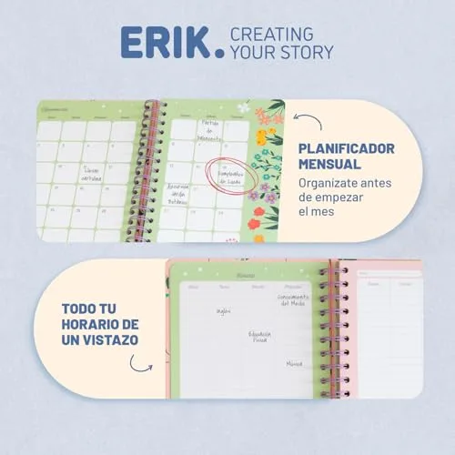 Grupo Erik ▫️ Agenda escolar 2026-2027 Semana Vista Amlie em espanhol 3