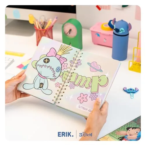 Grupo Erik ▫️ Agenda escolar 2026-2027 Stitch Semana Vista 5