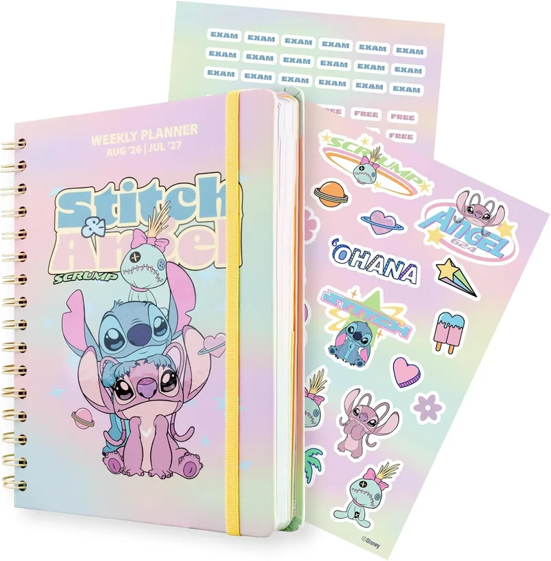 Grupo Erik ▫️ Agenda escolar 2026-2027 Stitch Semana Vista