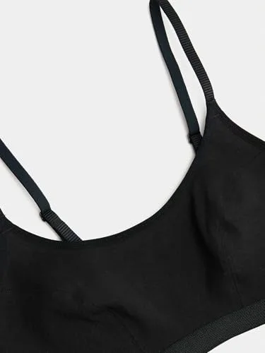 Marks & Spencer ▫️ Conjunto de 2 tops curtos de algodão «First Bra» 4