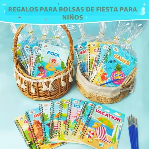 ZMLM ▫️ Livros para colorir com água com detalhes para aniversários infantis, presentes de aniversário para convidados da escola, brinquedos, livros infantis para colorir e trabalhos manuais para crianças dos 3 aos 9 anos (24 unidades) 7