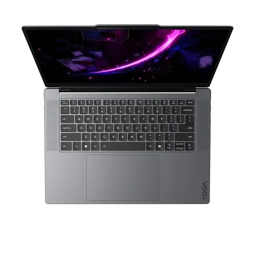 Lenovo ▫️ Yoga Pro 7 11.ª Geração Edição Aura – Portátil com IA, ecrã OLED de 15,3" e resolução 2,5K (Intel Core Ultra 7 356H, NVIDIA GeForce RTX 5050, 32 GB de RAM, SSD de 1 TB, Wi-Fi 7, Windows 11 Home, Copilot+ PC) Teclado QWERTY espanhol, cinzento-lunar 5