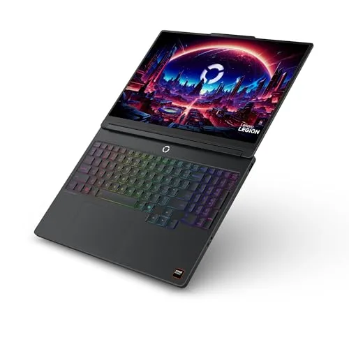 Lenovo ▫️ Legion 5 11.ª geração - Portátil para jogos com IA, ecrã OLED de 15,3" (AMD Ryzen 7 250, NVIDIA GeForce RTX 5050, 165 Hz, 16 GB de RAM, SSD de 512 GB, Wi-Fi 7, sem sistema operativo) Teclado QWERTY com retroiluminação RGB, espanhol-preto 6