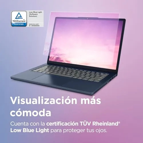 Lenovo ▫️ Chromebook Gen 11 - Portátil de 14" WUXGA (MediaTek Kompanio 540, 8 GB de RAM, 128 GB UFS 2.2, ChromeOS) Teclado QWERTY espanhol, azul + 3 meses de Google AI Pro com Gemini Pro e 5 TB 5