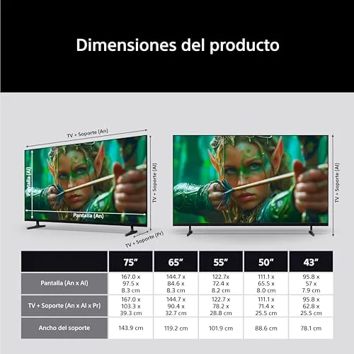 Sony ▫️ Televisão BRAVIA 2 II de 50 polegadas, 4K, Smart TV (Google TV), processador X1, escalonamento 4K, Dolby Atmos e DTS:X, compatível com a PS5, 50S20M2, modelo 2026 5