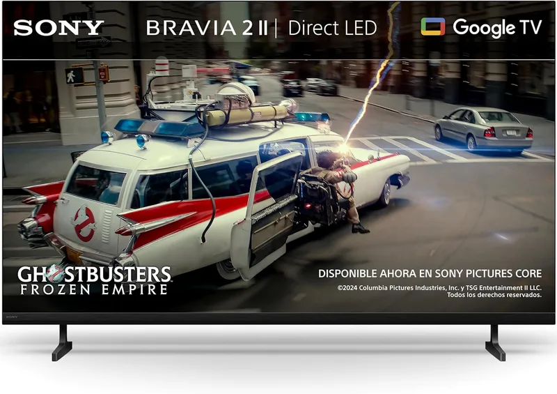 Sony ▫️ Televisão BRAVIA 2 II de 50 polegadas, 4K, Smart TV (Google TV), processador X1, escalonamento 4K, Dolby Atmos e DTS:X, compatível com a PS5, 50S20M2, modelo 2026