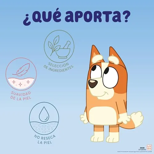 Nenuco ▫️ água de colónia com fragrância original em formato de spray de 240 ml, Edição Limitada Bingo (Bluey), recomendada para bebés a partir dos 3 meses 4