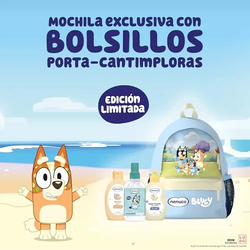 Nenuco ▫️ água de colónia com fragrância original em formato de spray de 240 ml, Edição Limitada Bingo (Bluey), recomendada para bebés a partir dos 3 meses 7