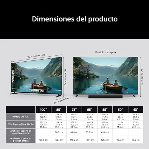 Sony ▫️ Televisão BRAVIA 3 II de 65 polegadas, 4K, Smart TV (Google TV), processador XR com Inteligência Artificial, 120 Hz, Dolby Vision e Dolby Atmos, compatível com a PS5, 65XR32M2, modelo 2026 6