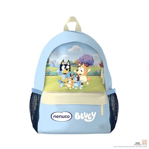 Nenuco ▫️ Conjunto Infantil Mochila Bluey – Edição Limitada, com champô suave de 200 ml, sabonete líquido de 200 ml e colónia de 240 ml 2