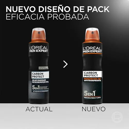 L'Oreal Paris ▫️ L'Oréal Paris, Desodorizante em spray, para homem, embalagem de 6 x 150 ml 2