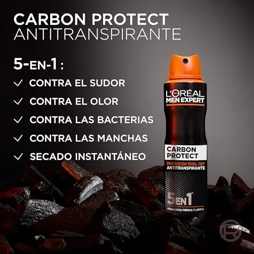 L'Oreal Paris ▫️ L'Oréal Paris, Desodorizante em spray, para homem, embalagem de 6 x 150 ml 5