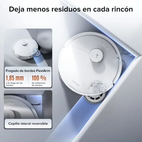 roborock ▫️ Conjunto Qrevo 2 Pro – Aspirador robô com sucção extrema de 25 000 Pa, branco 4