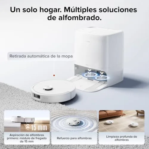 roborock ▫️ Conjunto Qrevo 2 Pro – Aspirador robô com sucção extrema de 25 000 Pa, branco 6