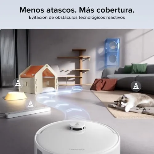 roborock ▫️ Conjunto Qrevo 2 Pro – Aspirador robô com sucção extrema de 25 000 Pa, branco 7