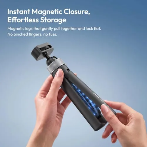 ULANZI ▫️ MT95 Mini-tripé para DJI Action 5 Pro/4/3/Osmo 360 (DJI Osmo Pocket 3, 4 e outros com 1/4") 6