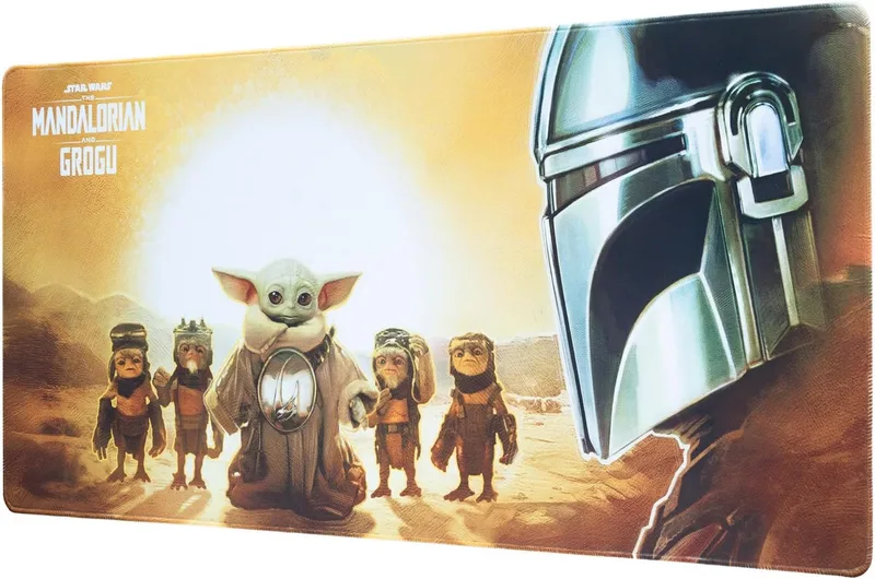 Grupo Erik ▫️ Star Wars: O Mandaloriano - Tapete de Secretária XXL com o Grogu