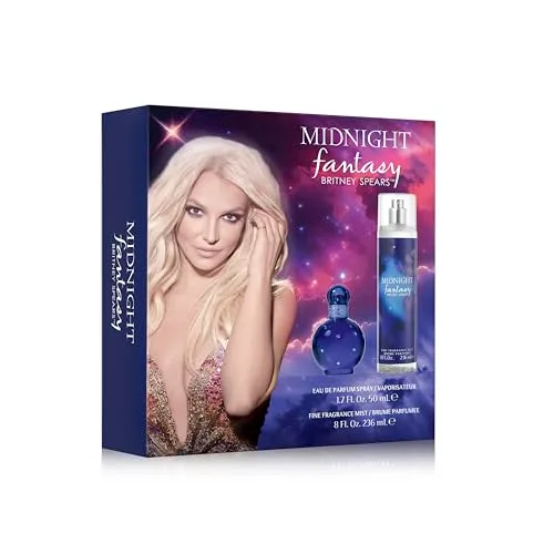 Britney Spears ▫️ Conjunto Midnight Fantasy, EDP 50 ml e Bruma Corporal 236 ml 3