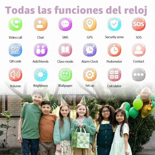 Alutoria ▫️ Relógio inteligente para crianças – Relógio com GPS, chamadas 4G, videochamadas e SOS 6