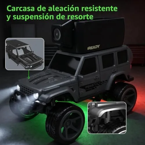 TRINTON TECH ▫️ Carro de brincar RC com ecrã LCD de 1:64 e câmara magnética para crianças 5