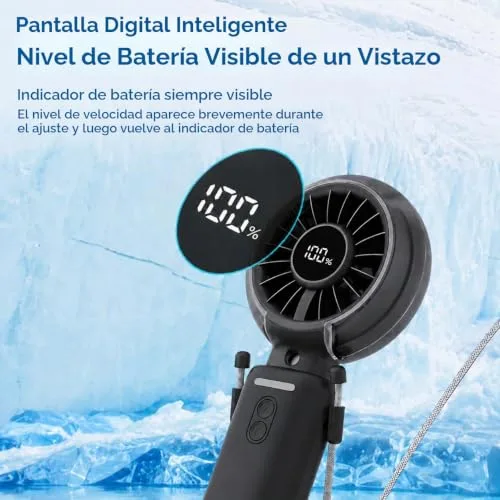 QUMOX ▫️ Ventilador Portátil com Nebulizador 2