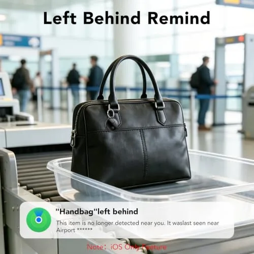 coioc ▫️ Smart Tag 4 unidades para Android e iOS, localizador Bluetooth para chaves, malas, carteiras, mochilas e bolsas, localizador com 120 dB, rede de localização global, partilha familiar, IP67, sem subscrição 5