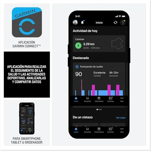 Garmin ▫️ Forerunner 70 – Relógio inteligente para corrida com GPS, ecrã tátil AMOLED, métricas otimizadas, planos de treino, monitorização da saúde, autonomia de 13 dias, cor lilás 5