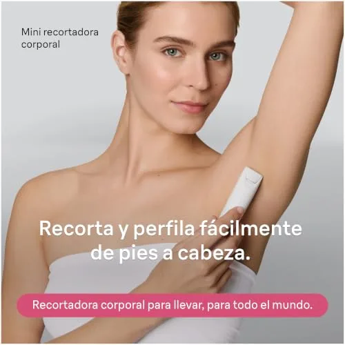 Braun ▫️ Mini-aparador corporal para mulher, BS1000, branco 2