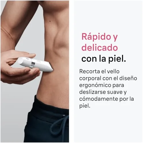 Braun ▫️ Mini-aparador corporal para mulher, BS1000, branco 5