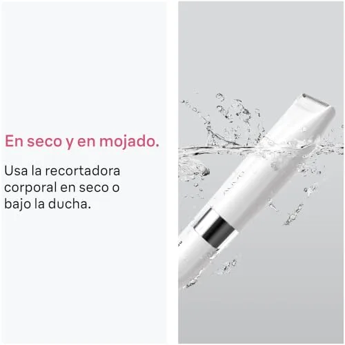 Braun ▫️ Mini-aparador corporal para mulher, BS1000, branco 6