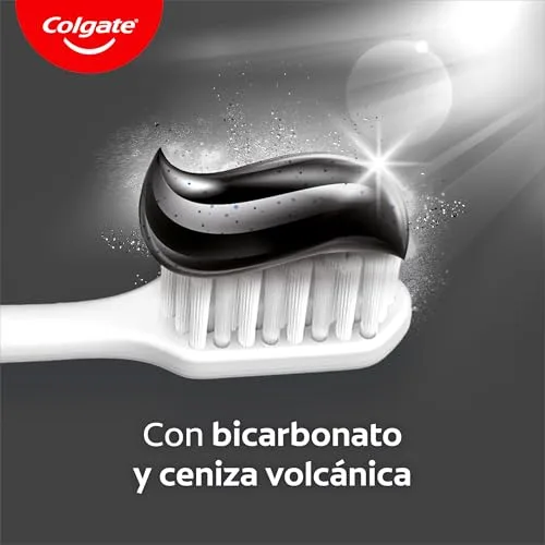 Colgate ▫️ Pasta de dentes Advanced White com bicarbonato de sódio e cinza vulcânica, embalagem de 12 x 75 ml, dentes mais brancos em 7 dias, clinicamente testada para eliminar manchas superficiais 6
