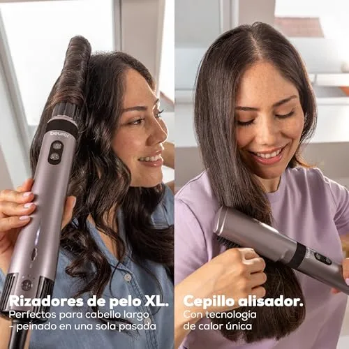 Beurer ▫️ HT 110 Airstyler 5 em 1, modelador de cabelo multifuncional para caracóis, alisamento e volume, penteado suave para todos os tipos de cabelo, cerâmica com turmalina, tecnologia iônica, 5 acessórios 6
