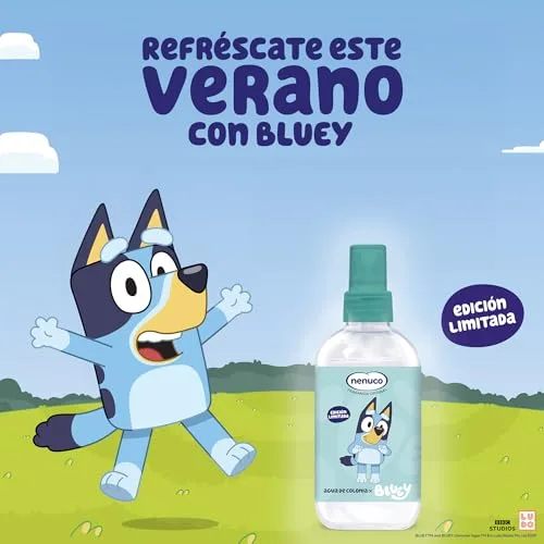 Nenuco ▫️ água de colónia com fragrância original, em formato de spray de 240 ml, edição limitada Bluey, recomendada para bebés a partir dos 3 meses 3