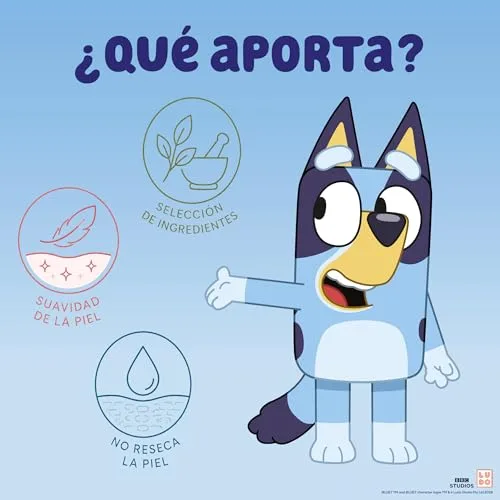 Nenuco ▫️ água de colónia com fragrância original, em formato de spray de 240 ml, edição limitada Bluey, recomendada para bebés a partir dos 3 meses 4