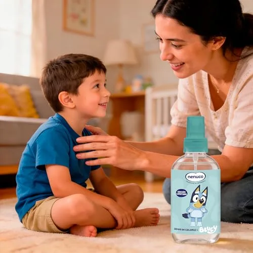 Nenuco ▫️ água de colónia com fragrância original, em formato de spray de 240 ml, edição limitada Bluey, recomendada para bebés a partir dos 3 meses 5
