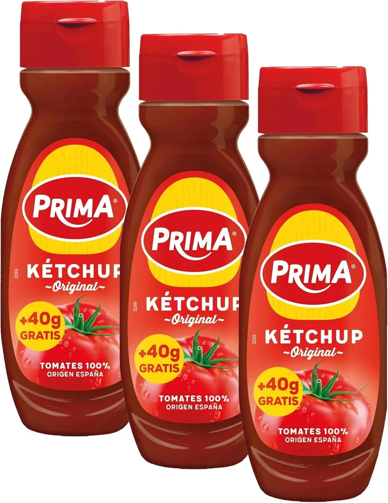Prima ▫️ Ketchup Original 290+40 g (Embalagem de 3)