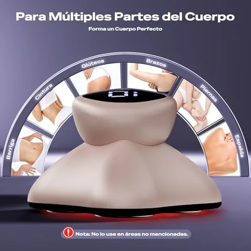 Oranmagic ▫️ Aparelho de massagem anticelulite e redutor, aparelho de massagem anticelulite elétrico profissional 3 em 1, unissexo, para cintura, barriga, braços, glúteos e pernas 6