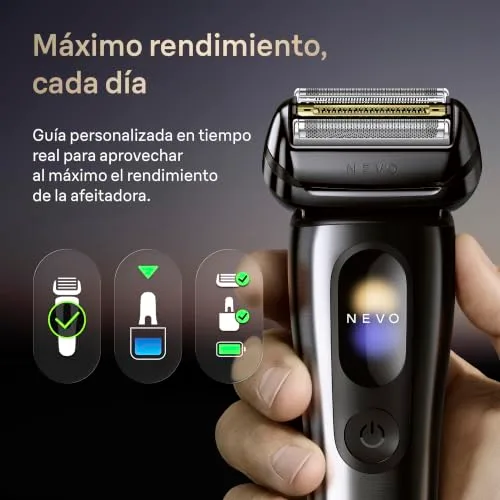 Braun ▫️ NEVO Máquina de barbear elétrica para homem, NEVO11015C, Grafite 7