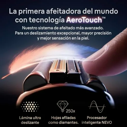 Braun ▫️ NEVO Máquina de barbear elétrica para homem, NEVO11005C, Prateada 3