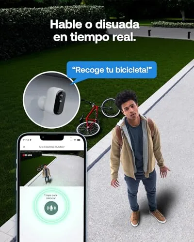 Arlo ▫️ Essential 3 HD - Câmara de vigilância para exterior, cor preta 5
