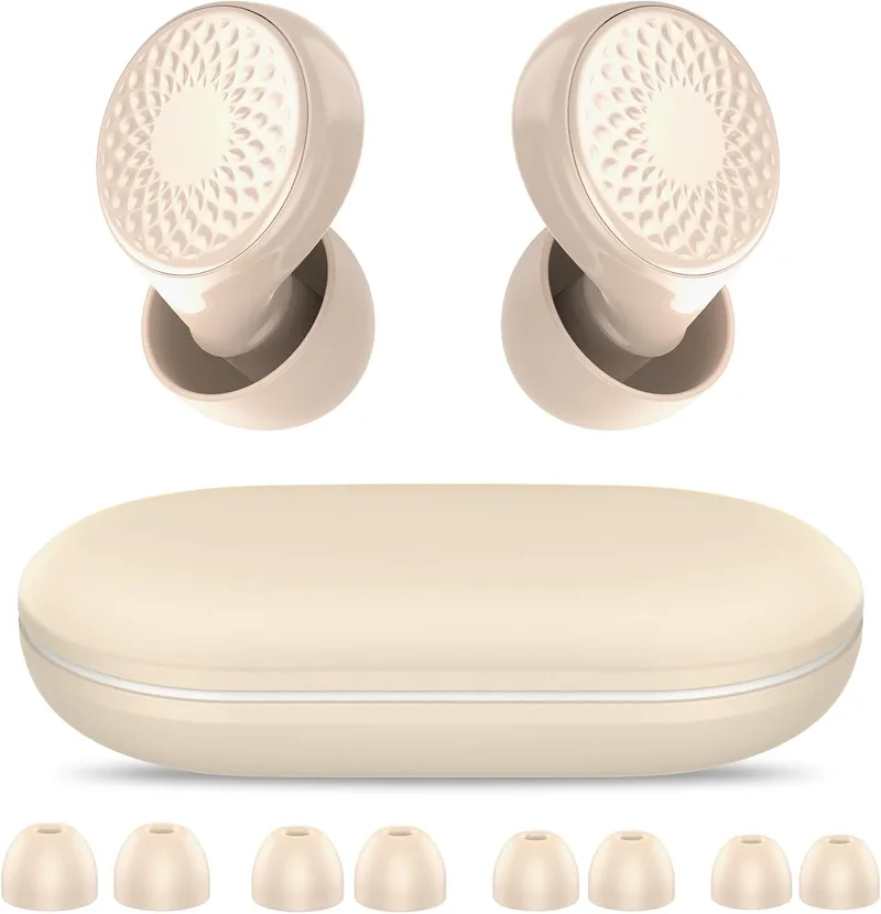 IKG ▫️ Tampões para dormir com cancelamento de ruído, cancelamento de ruído de 45 dB, tampões de silicone macios reutilizáveis, 4 tamanhos (XS/S/M/L), tampões para dormir, viajar, concentração ou concerto