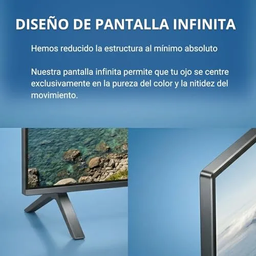 Daewoo ▫️ 65VB56QV Smart TV de 65 polegadas QLED 4K UHD, HDR10, Dolby Audio, Bluetooth, HDMI 2.1, design sem moldura (Frameless), Gama 2026 5
