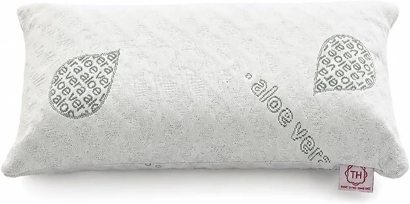TEXTIL-HOME ▫️ Textilhome Pack de 2 Almofadas de Viagem Viscoelásticas 43x24 cm com Aloe Vera