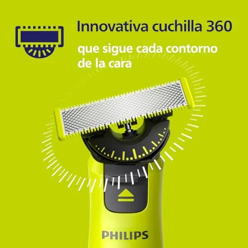 PHILIPS ▫️ Lâminas OneBlade Original 360, compatíveis com todos os cabos OneBlade e Pro, 4 unidades (modelo QP440/60) 6